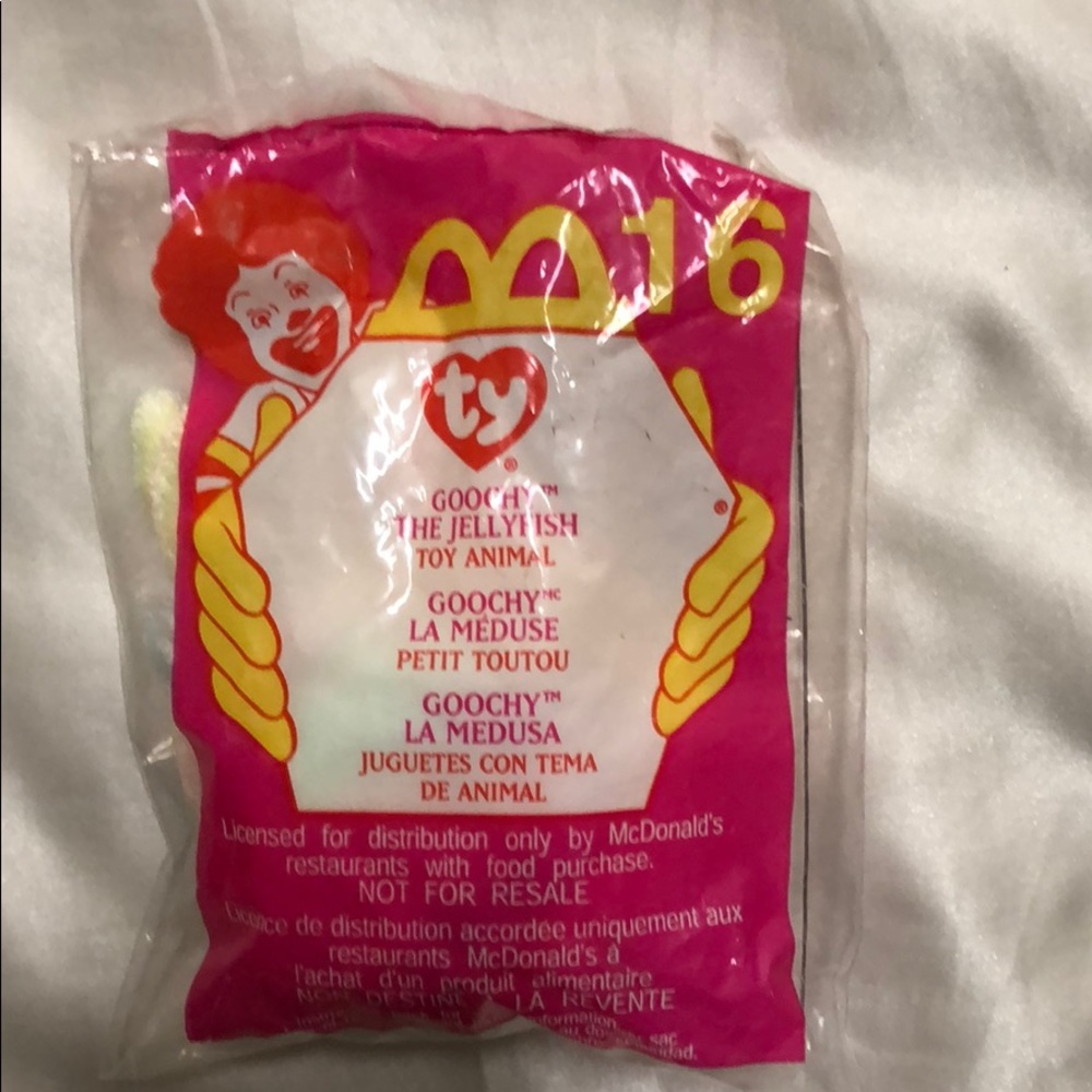 McDonalds #16 TY Teenie Beanie Babies “Goochy”